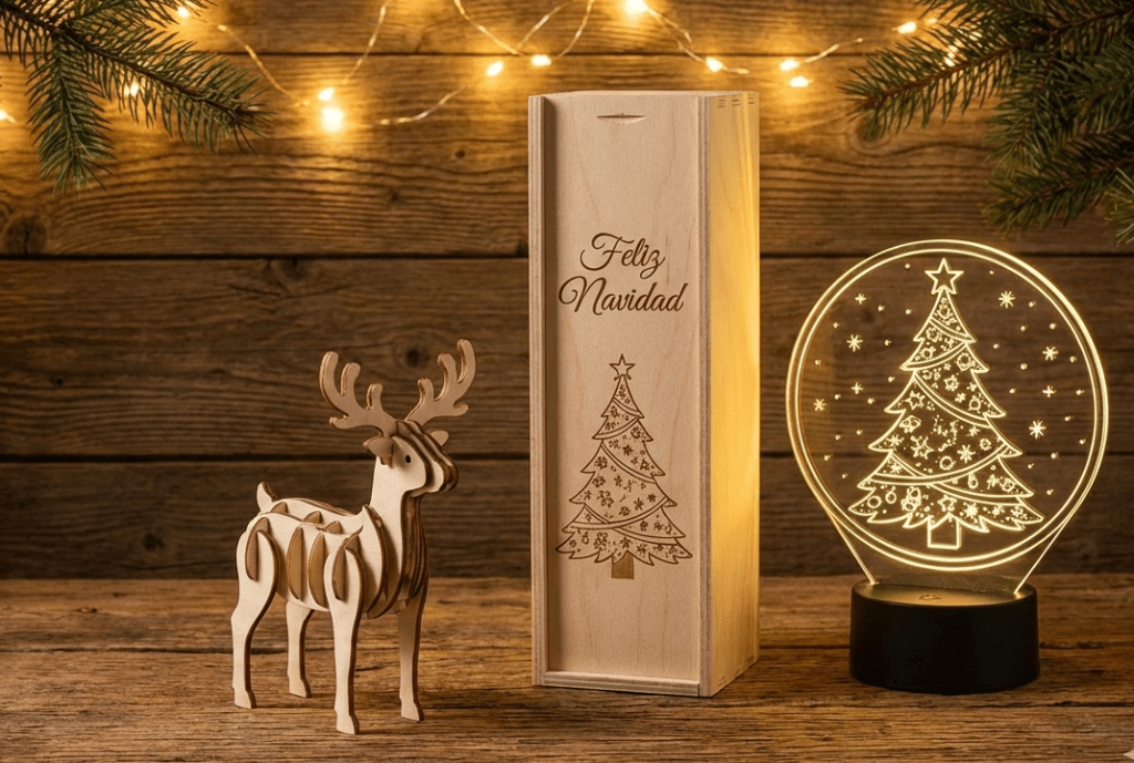 Sorprende esta Navidad con la magia del Corte Láser 🎄✨