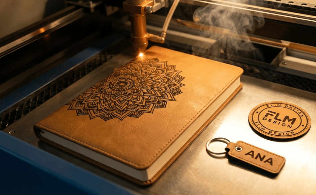 Guía de Vinipiel para Grabado Láser: Tipos Seguros, Mejores Prácticas y Cómo Lograr un Acabado Perfecto